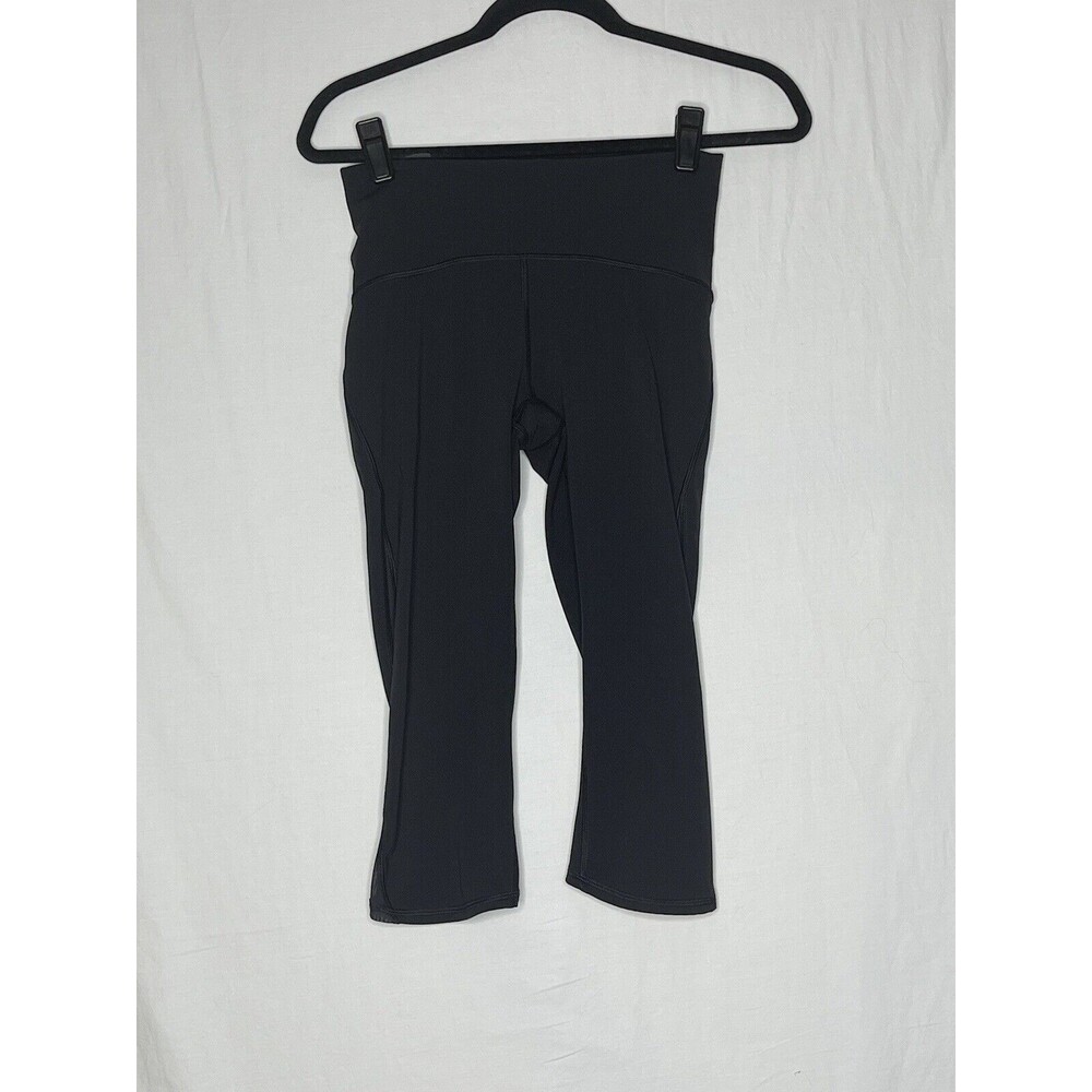Lululemon High Times Pant Mesh Back Leggings Women's Size 6 Black 7/8